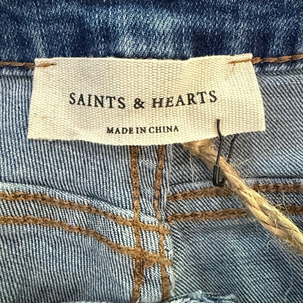 🆕Saints & Hearts “ Delaware “ Star Spangled Banner Shorts Size L - Picture 5 of 7